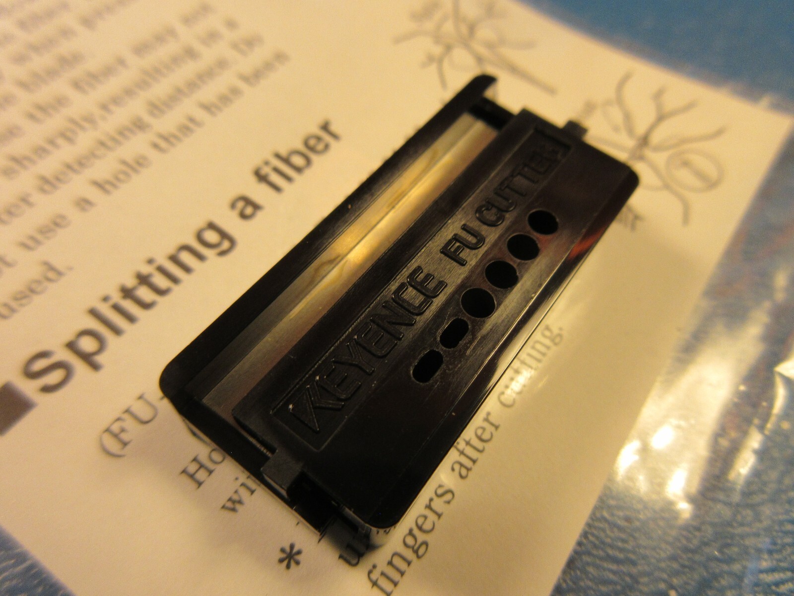 KEYENCE FU-66, Reflective Fibre Unit, Fiber Optic Sensor, M4