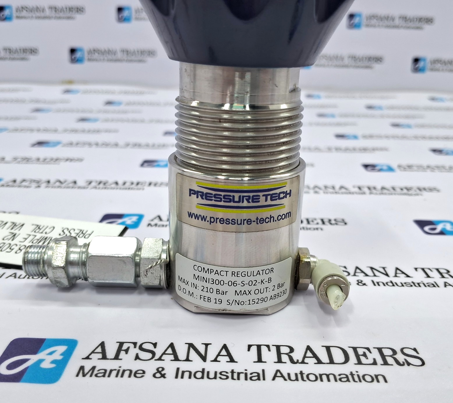 PRESSURE TECH | MINI300-06-5-02-K-B | PCV-8.50B | COMPACT REGULATOR
