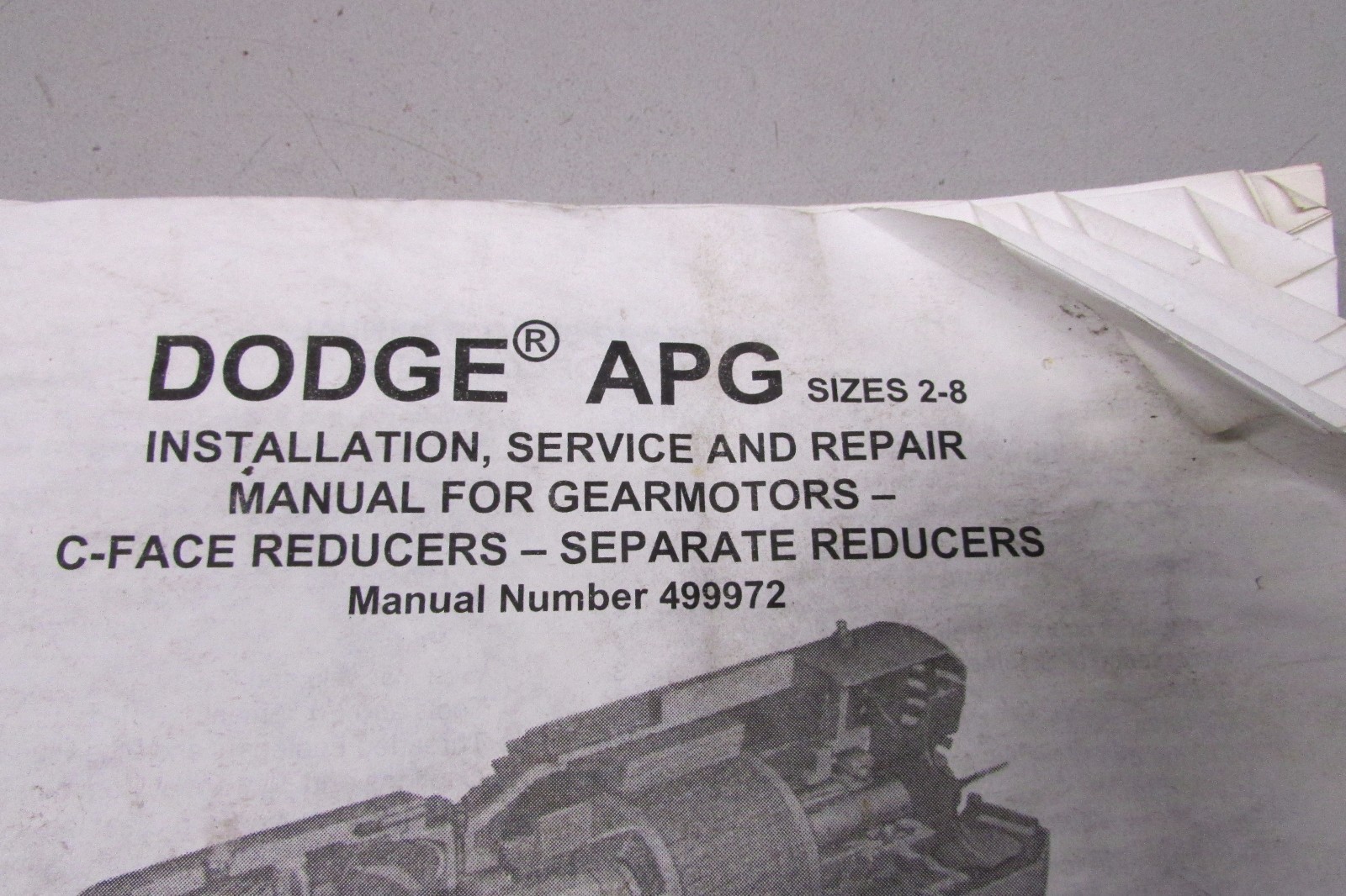 Dodge APG Sizes 2-8 Service and Repair Manual