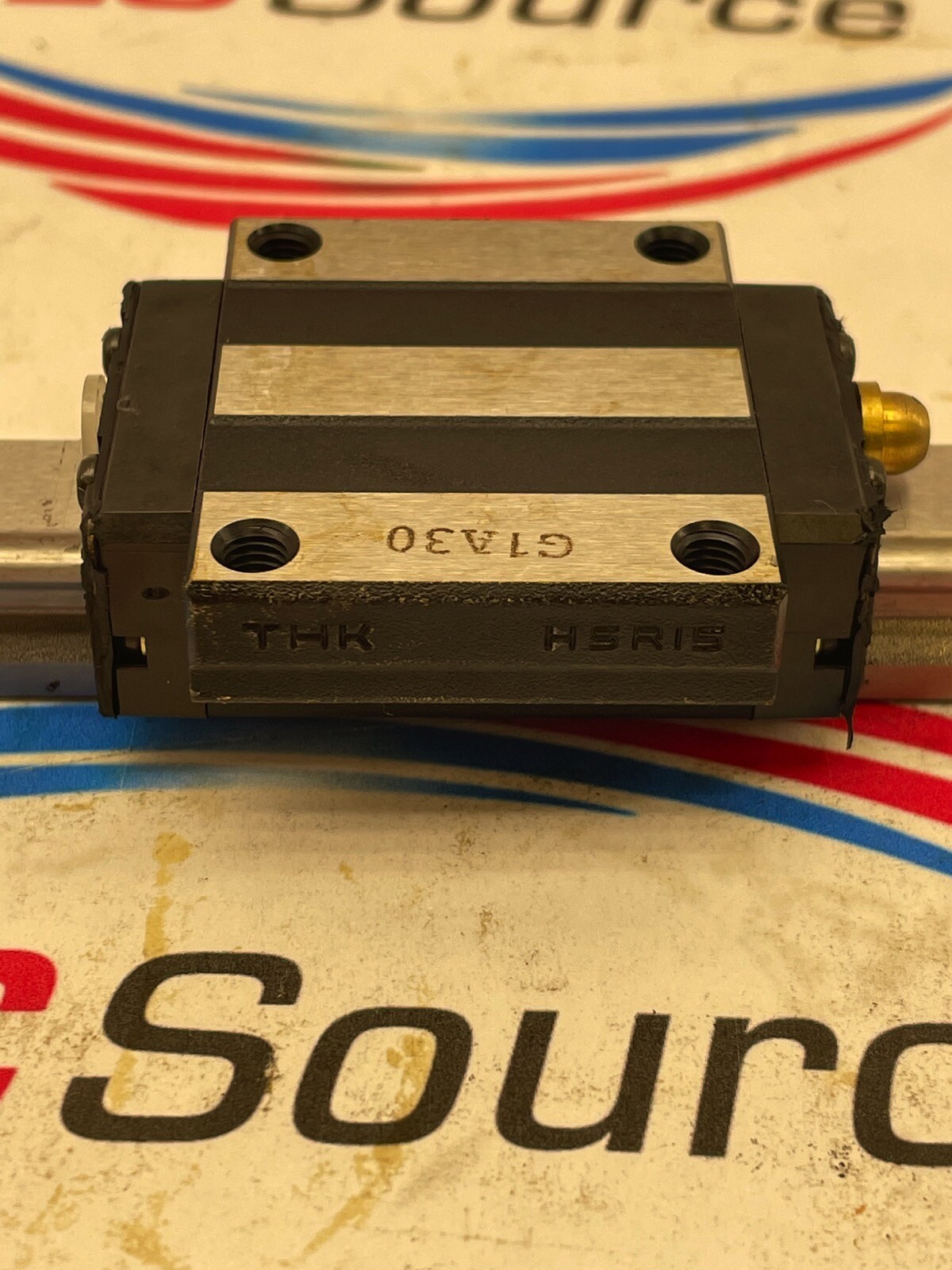 THK HSR15 LINEAR BLOCK BEARING W/ 6.5IN RAIL