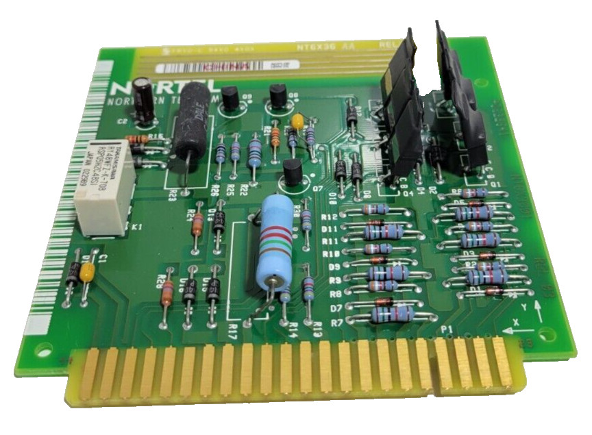 NORTEL NT6X36 AA BOARD DMS-100 SERIES FPS ALARM BOARD MODULE USED.