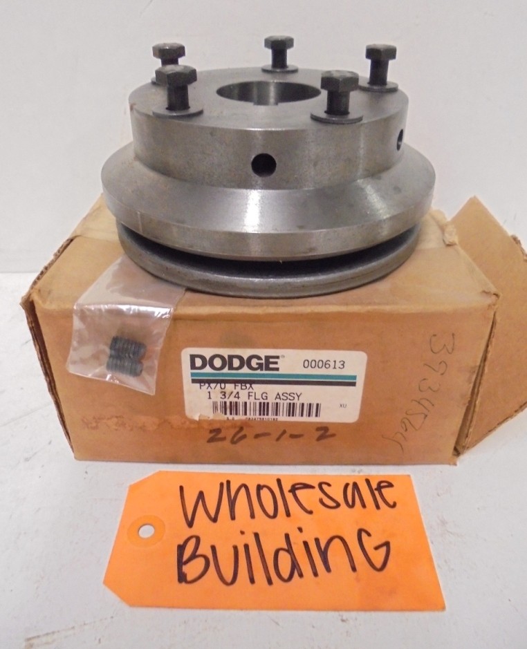 DODGE 000613, PX70 FBX FLANGE ASSEMBLY, 1-3/4″ BORE, 5-5/8″ OD, MAX 3600 RPM