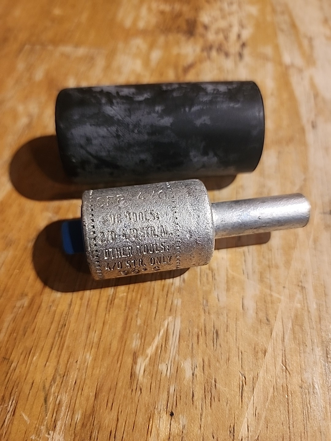 New Old Stock Versatile CEP-4/0, Crimp-on Pin, Aluminum, 2/0-4/0 Str.Al. VC TOOL