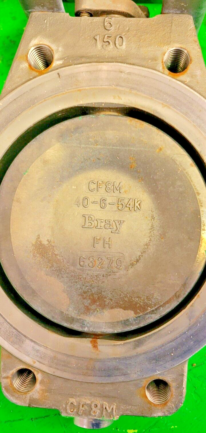 BRAY 6′ BUTTERFLY VALVE (NEEDS REPAIR) LUG PESSCO IS OFFERING 1 G050624-1 🗽
