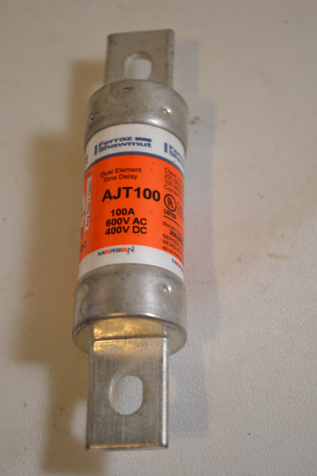 FERRAZ SHAWMUT AJT100 AMP-TRAP, SMART SPOT DUAL ELEMENT, TIME DELAY