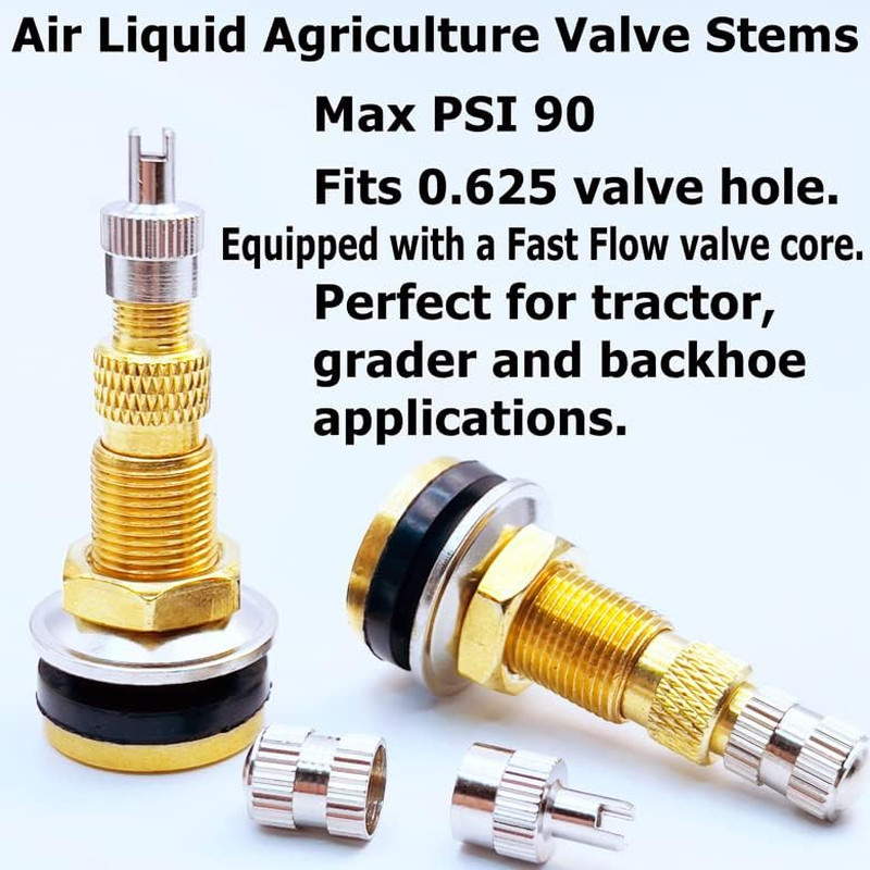 2Pieces TR618A 1-7/8″ Tractor Air/Liquid Valve Stems for Industrial, Agricultura