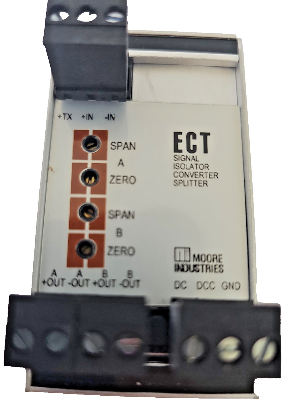 Moore ECT/4-20MA/2X4-20MA/24DC-TX Signal Isolator Converter Splitter DIN-Rail