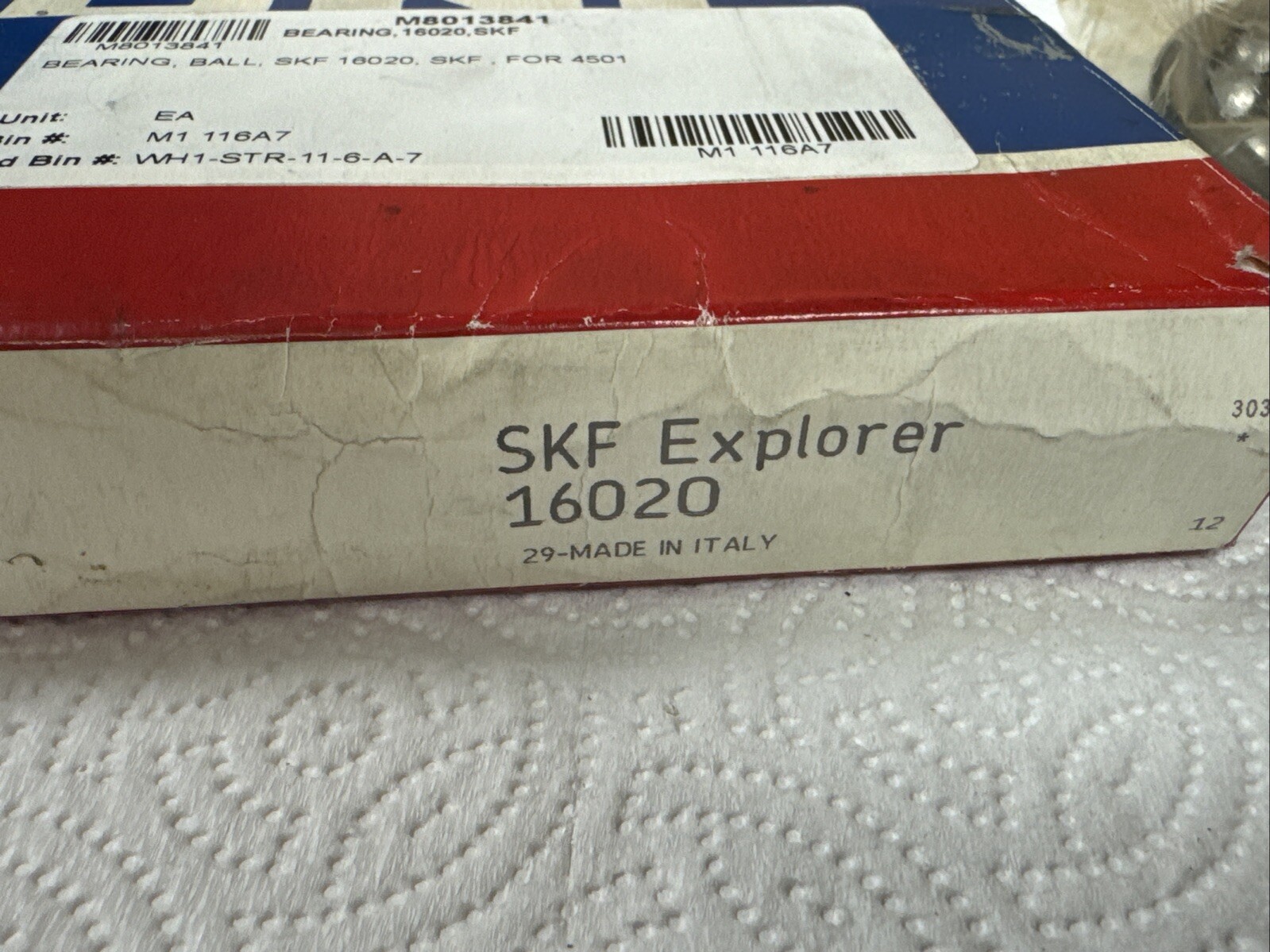 SKF 16020 Explorer Single Row Ball Bearing FAST SHIPPING