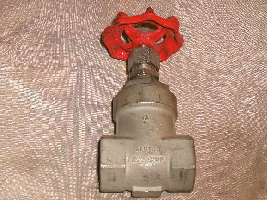 ALOYCO CRANE FIG 190-D 1″ STAINLESS CORROSION RESIST GATE VALVE
