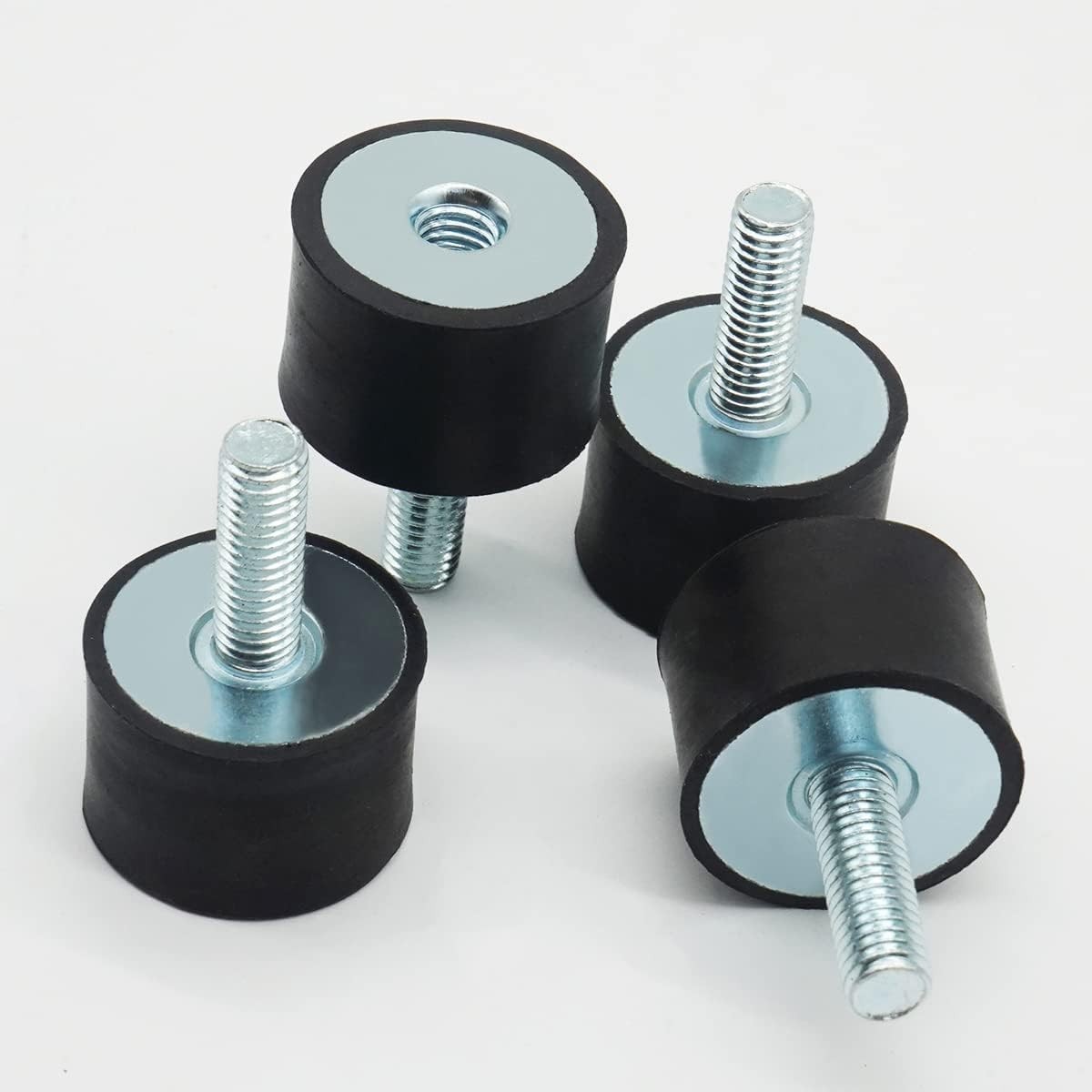 Universal M6 Rubber Mounts – 4 Pack Shock Absorbers for Automotive & Marine Use
