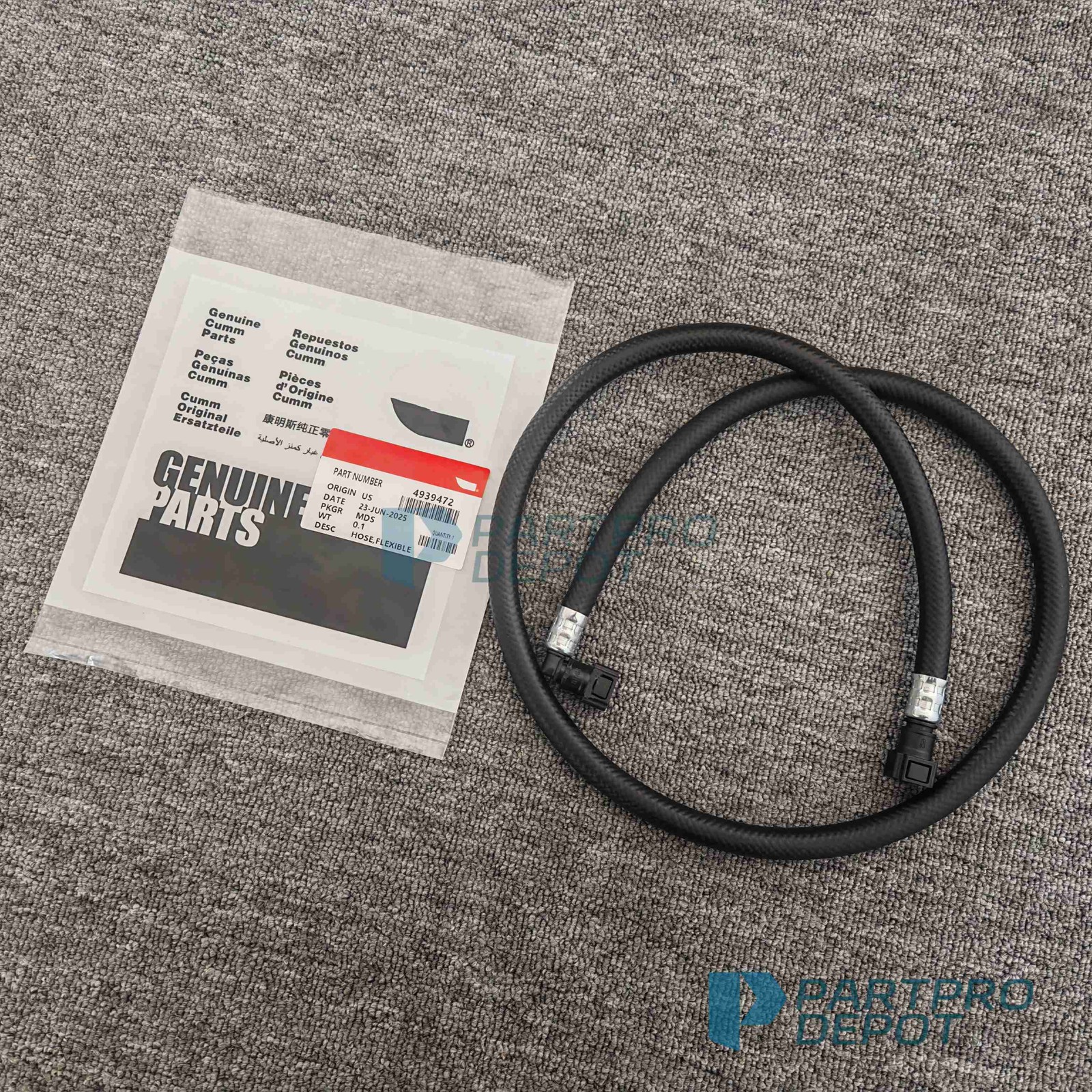 HOSE FLEXIBLE For Cummins Onan 4939472