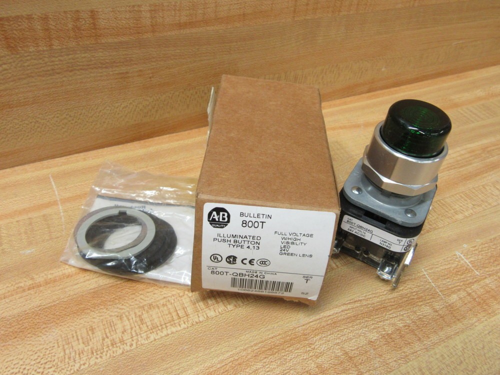 Allen Bradley 800T-QBH24G Push Button 800TQBH24G (Pack of 3)