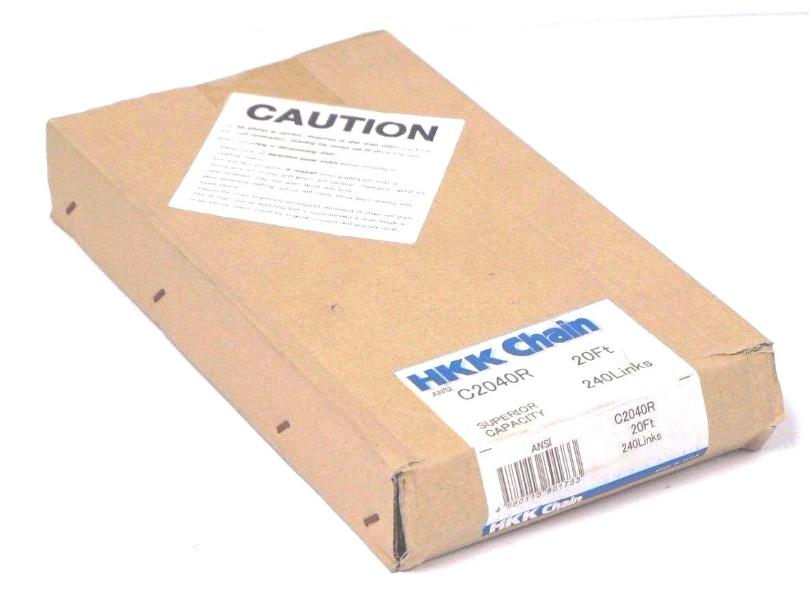 NEW HKK C2040R ROLLER CHAIN 20FT.