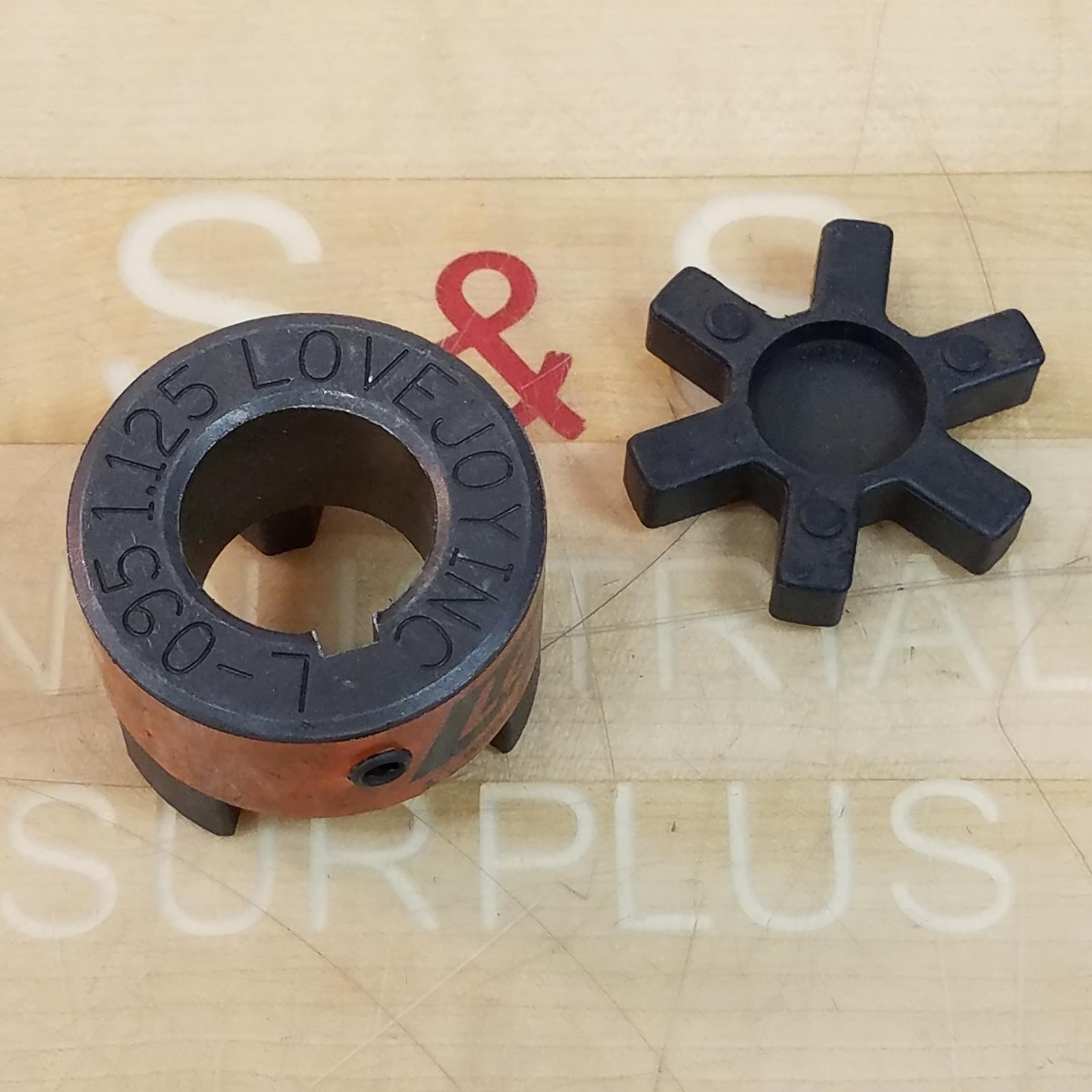 Lovejoy L-0951.125 Coupler & Rubber Spider – USED