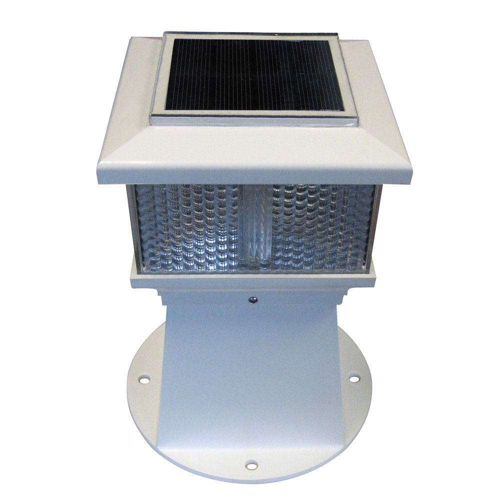 Dock Edge Solar Piling Light Post Cap Led