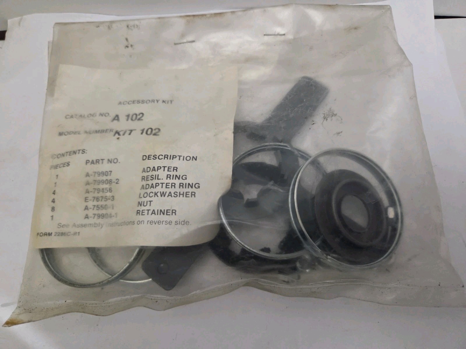 NEW A102 KIT 102 ADAPTER KIT