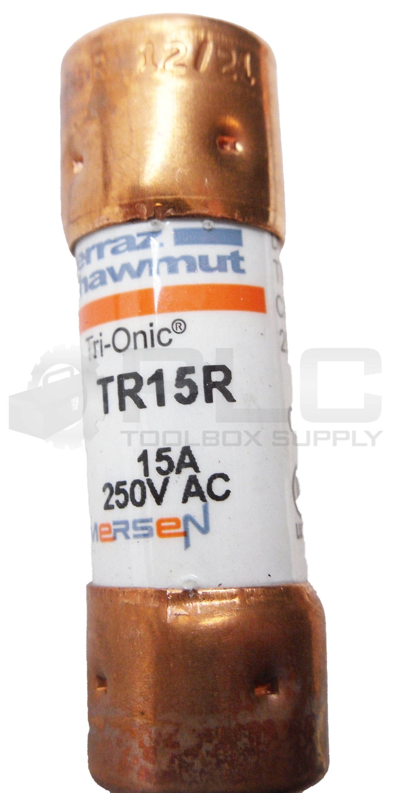 NEW BOX OF 9 MERSEN TR15R FUSE 250VAC 15A