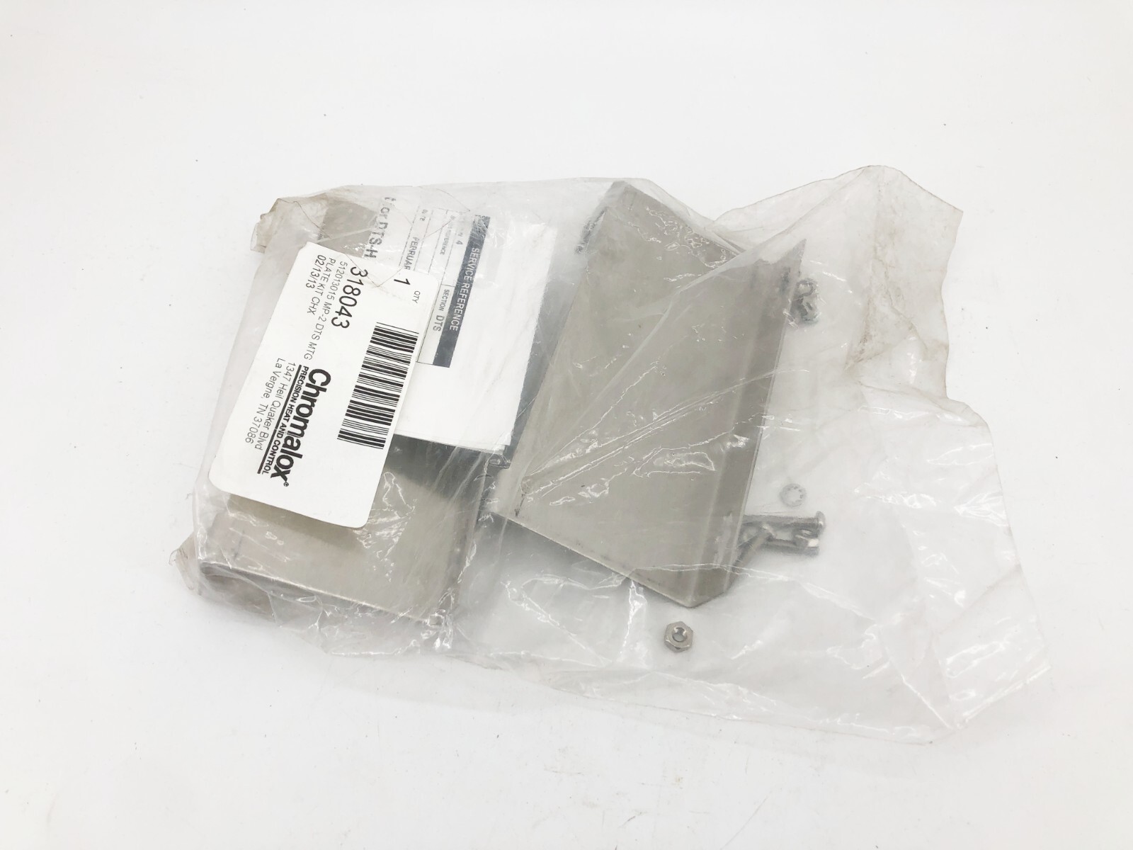 New Chromalox 318043 Plate Kit CHX 512013015 MP-2 DTS MTG