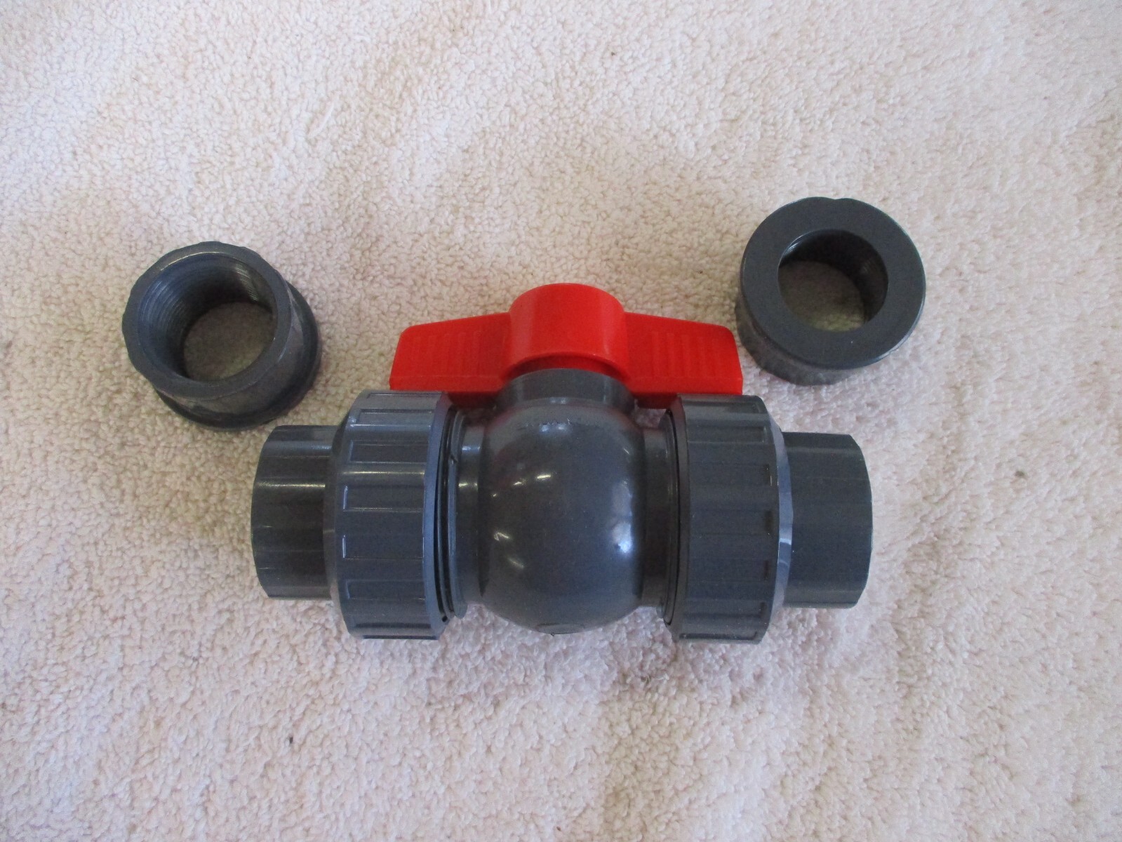 NIB Hayward 1″ QTA Series True Union PVC Compact Ball Valve QTA1010CSEG