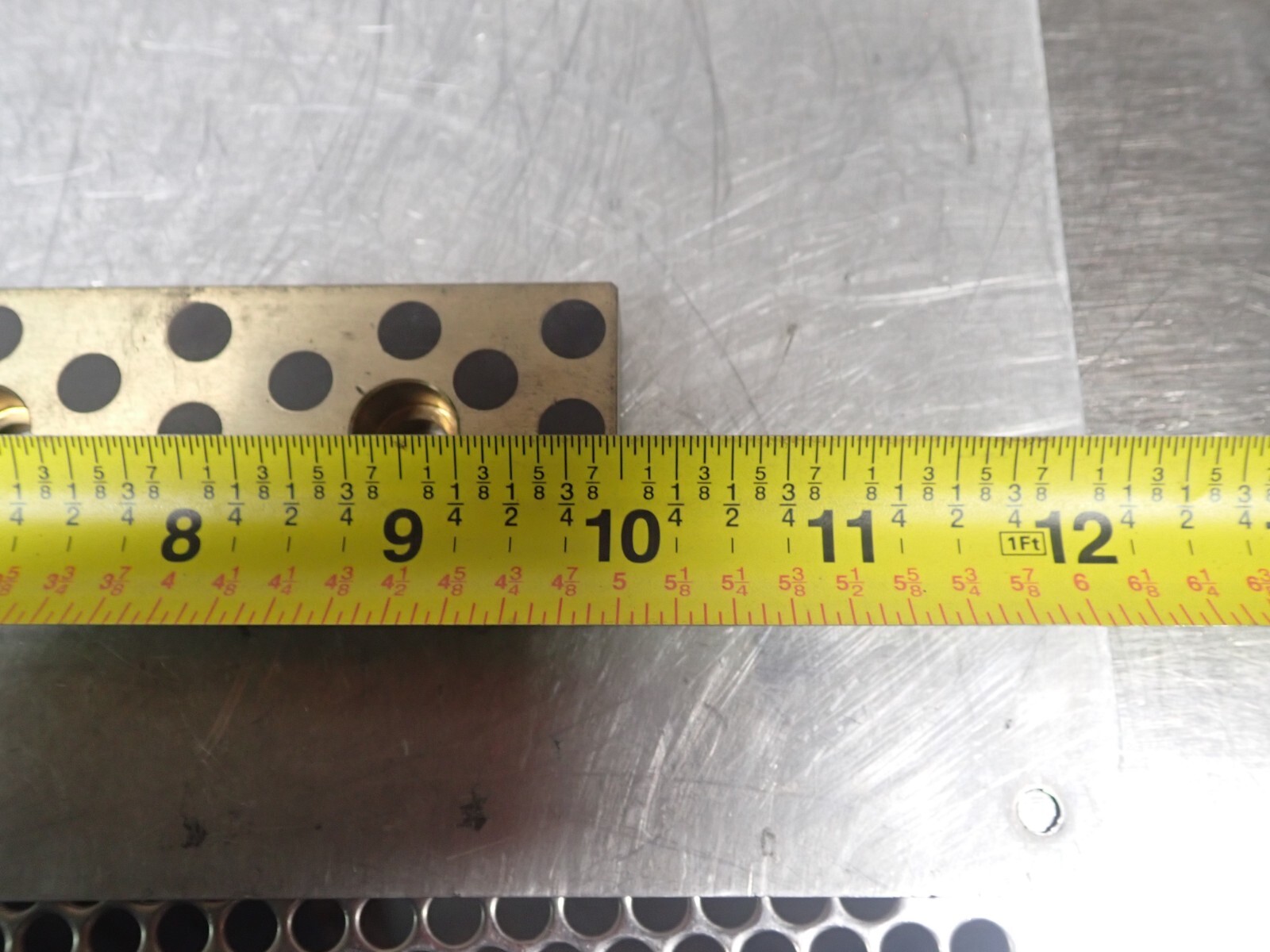 LAMINA L412-80G Wear Strip Bronze Drilled Used With Warranty (Lot of 3) See Pics