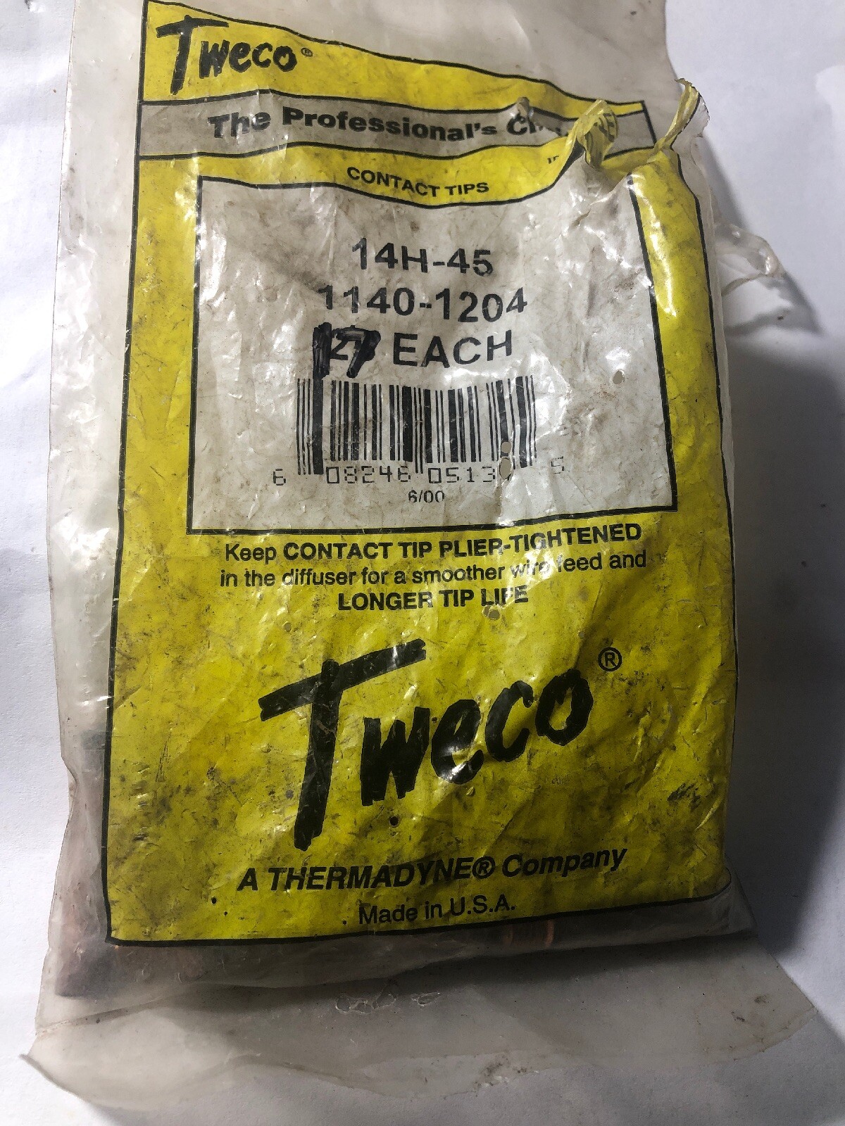 TWECO Professional Series Contact Tip 14H45 1140-1204 – 17 CT A1R25