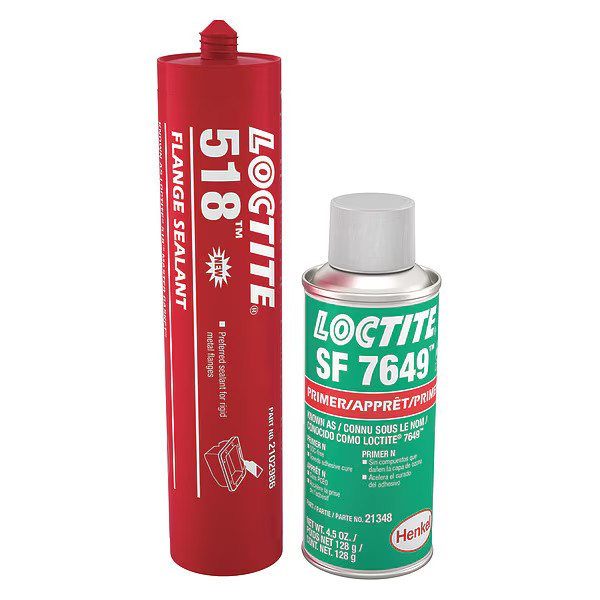 Loctite Anaerobic Gasket Sealant, 300 mL, Red, Temp Range -65 to 300 Degrees F