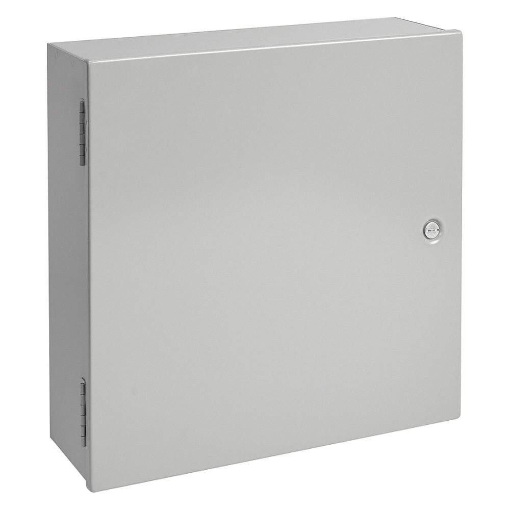 HOFFMAN A16N12BLP Enclosr,Metallic,16In.Hx 12In.Wx8.62In.D 32FA54