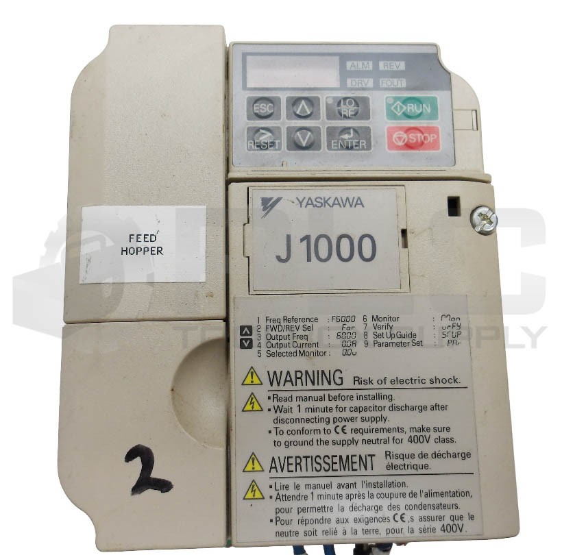 YASKAWA CIMR-JU4A0004BAA /A AC DRIVE 3PH 380-480V 4.3/3.2A