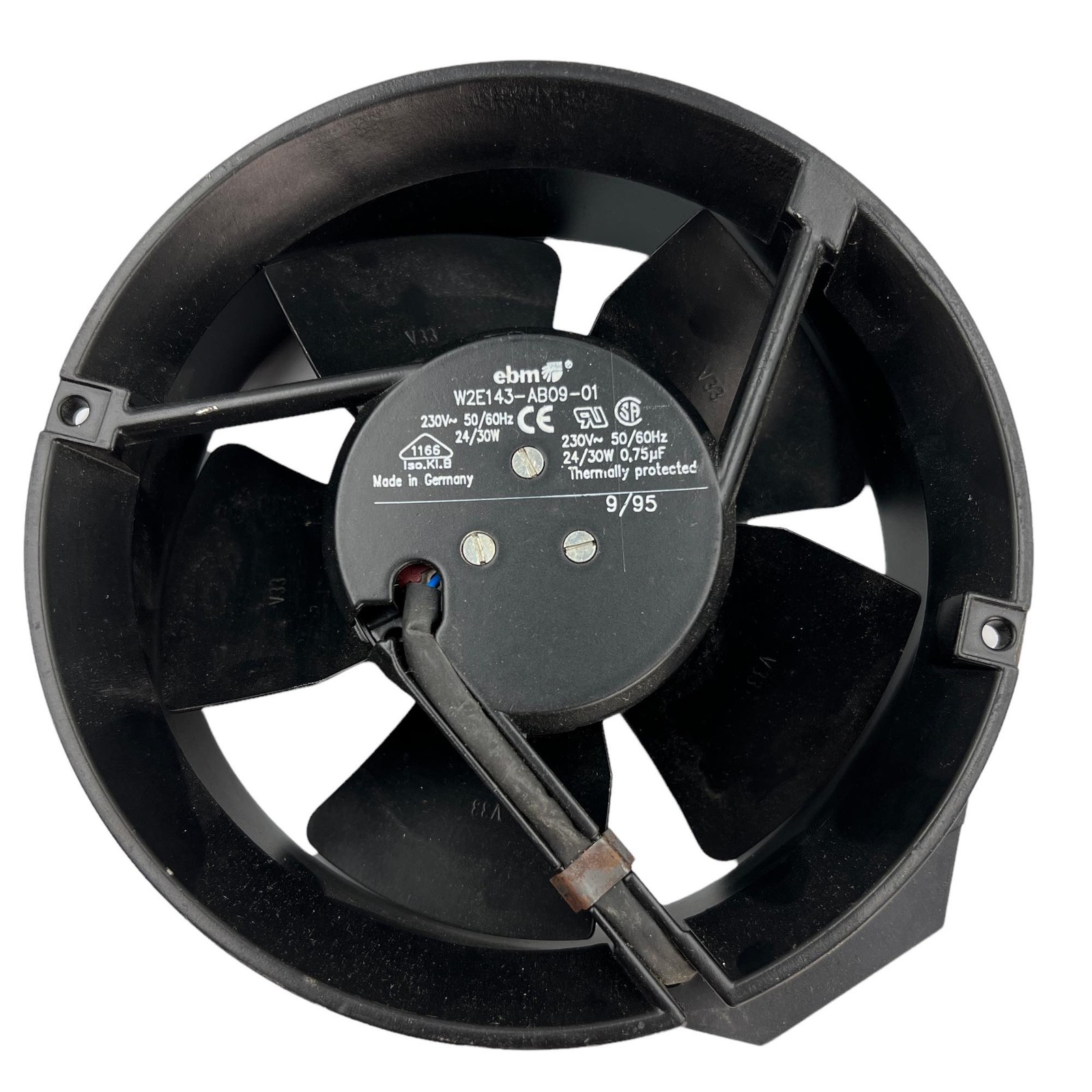 W2E143-AB09-01 EBM PAPST Tubeaxial Cooling Fan 230VAC 294.2CFM 172x51mm