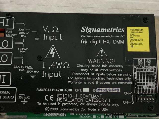 Signametrics PXI Digital Multimeter – SMX2044 w/Warranty