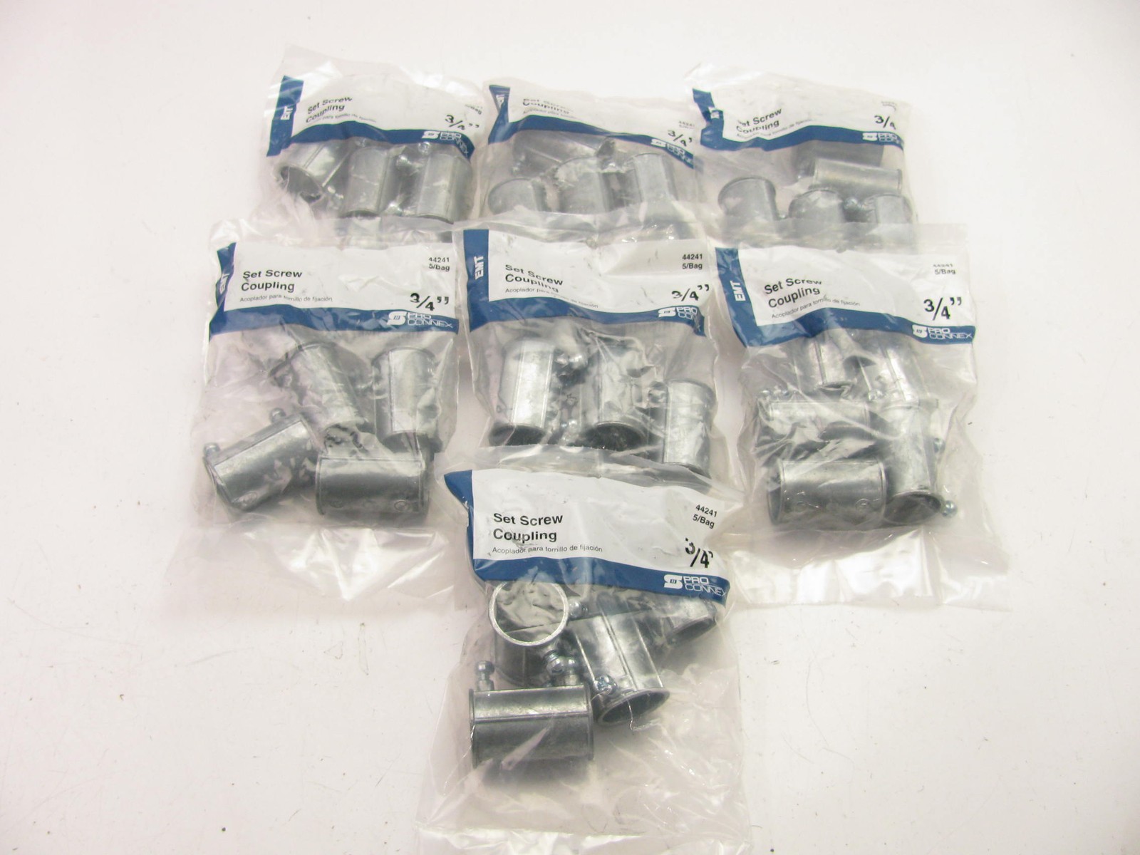 (35) Sigma Electric 44241 3/4″ Die Cast Zinc Set Screw Coupling Conduit Fitting