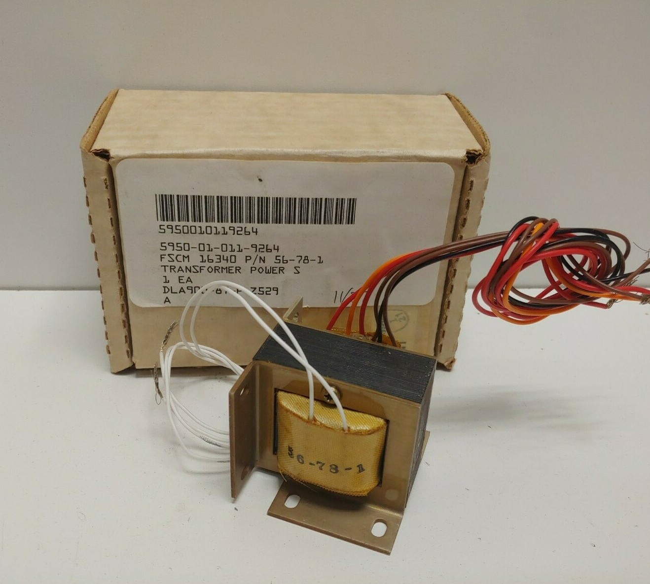 NEW! MIL-SPEC GENERAL DYNAMICS POWER TRANSFORMER 5950-01-011-9264 56-78-1