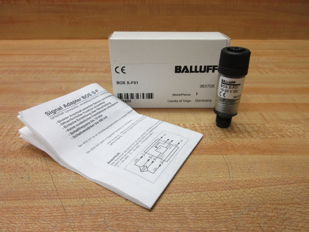 Balluff BOS S-F01 Signal Converter BAE002H BOSSF01