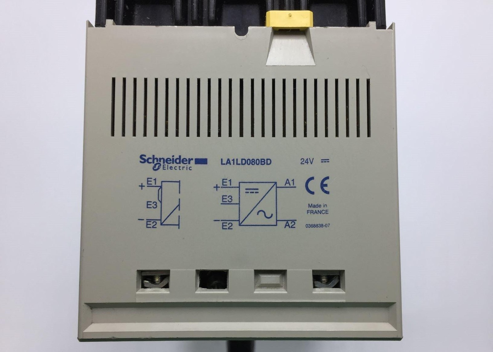 TELEMECANIQUE LD4-LD130BD & LB1-LD03M57 STARTER W/INTEGRAL STARTER OVERLOAD