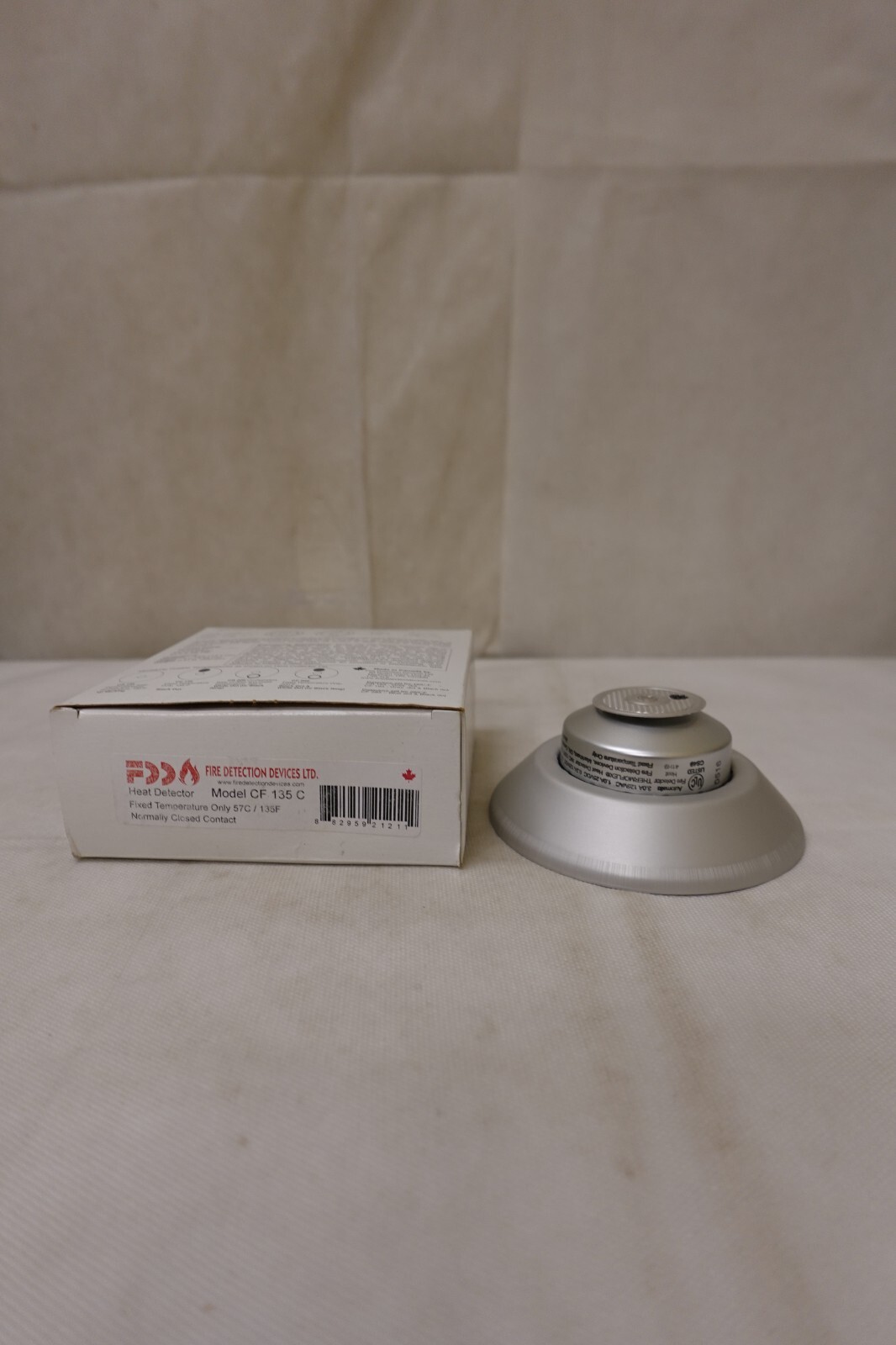 FDD Fire Detection Devices – Heat Detector CF135 / CF135C – 250VDC 0.1A NOS