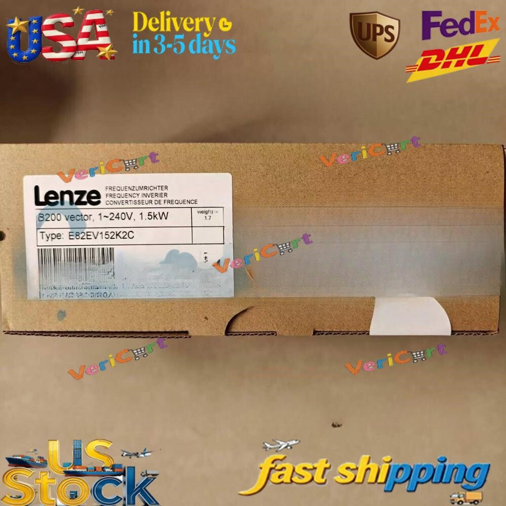 US Free TAX 1PC NEW LENZE E82EV152K2C E82EV152K-2C LENZE FREQUENCY INVERTER