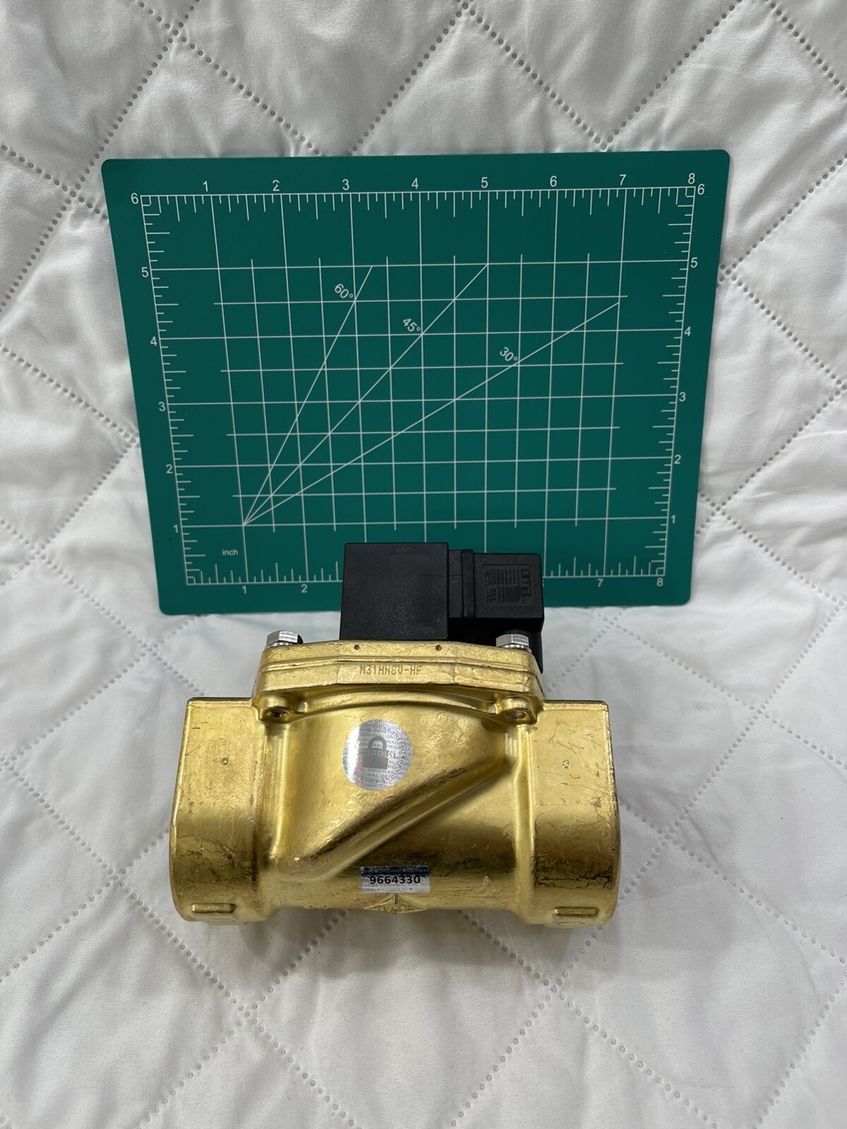 NEW GRANZOW VALVE H8B19-00V SOLENOID VALVE 1 1/2″ H8B1900Y M31HN8V-HF H8B19-00V