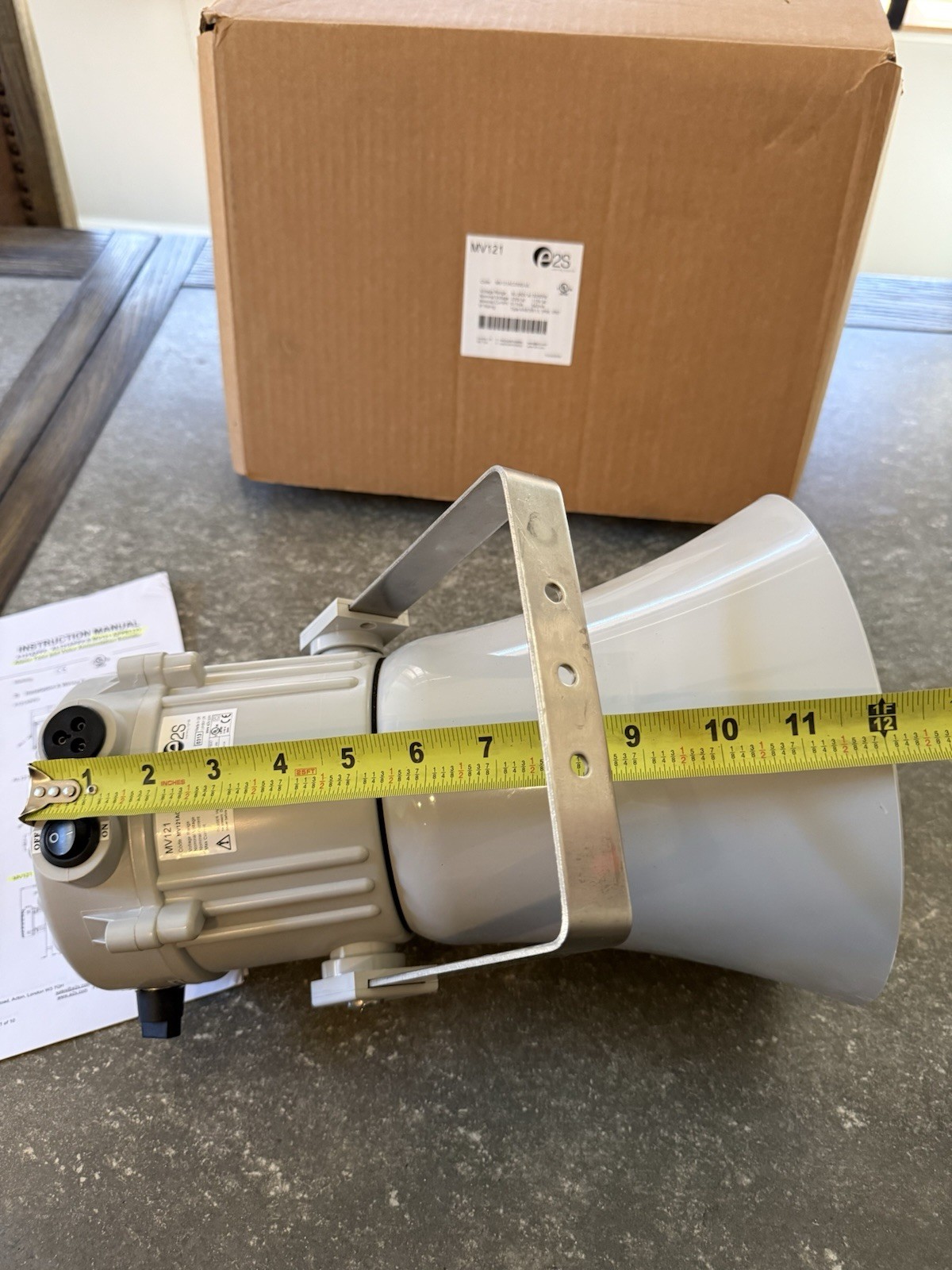 E2S APPELLO X User Recordable Alarm Horn Siren Klaxon Annunciation Sounder MV121