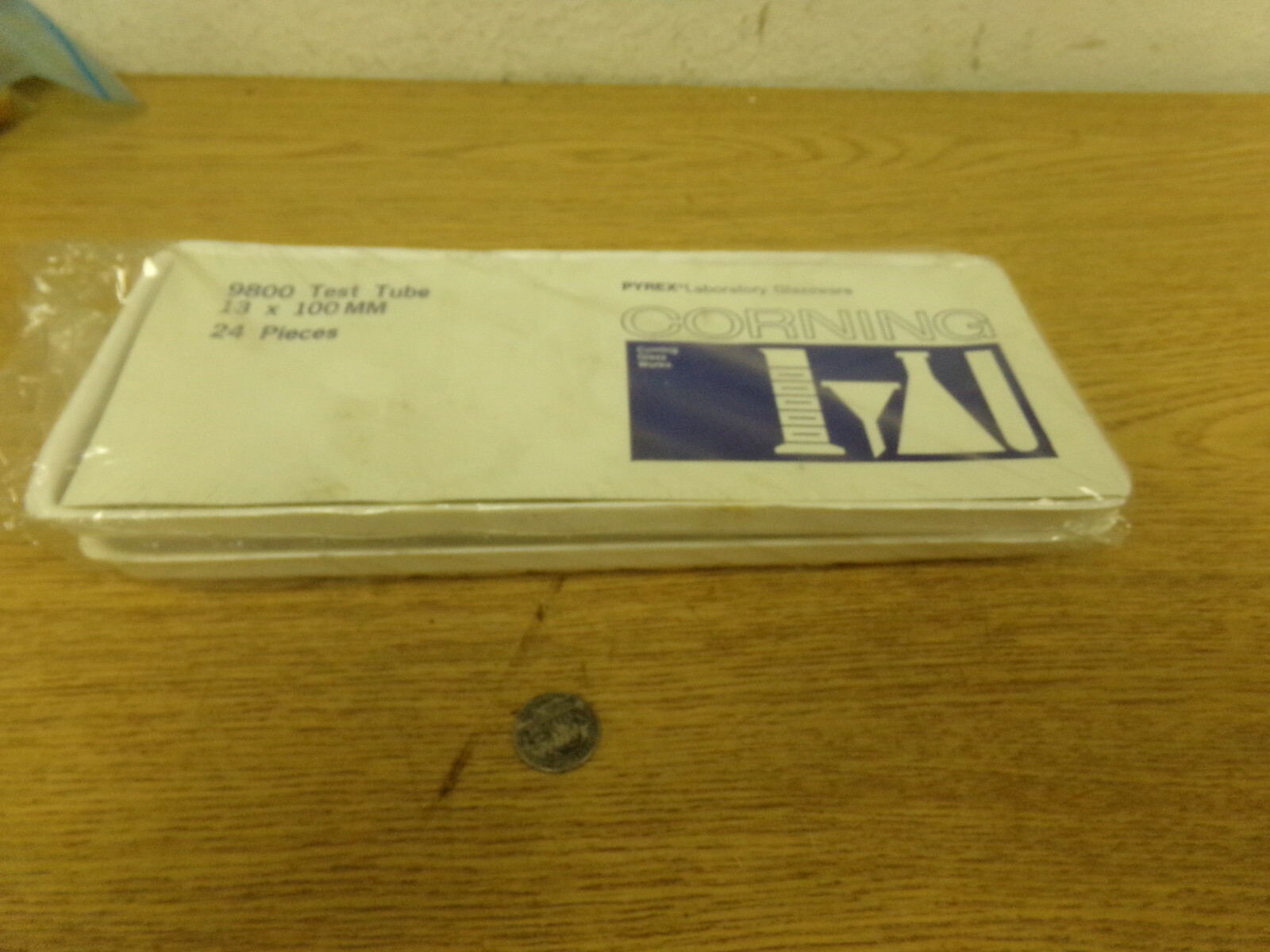 NEW Pyrex Laboratory Corning Glassware 9800 test Tube 13X100mm Lot of 24