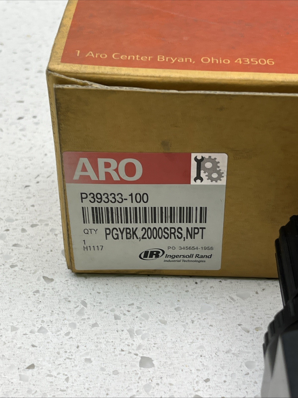 Aro P39333-100 Filter/Regulator, 9.96 In. H, 3.15 In. W