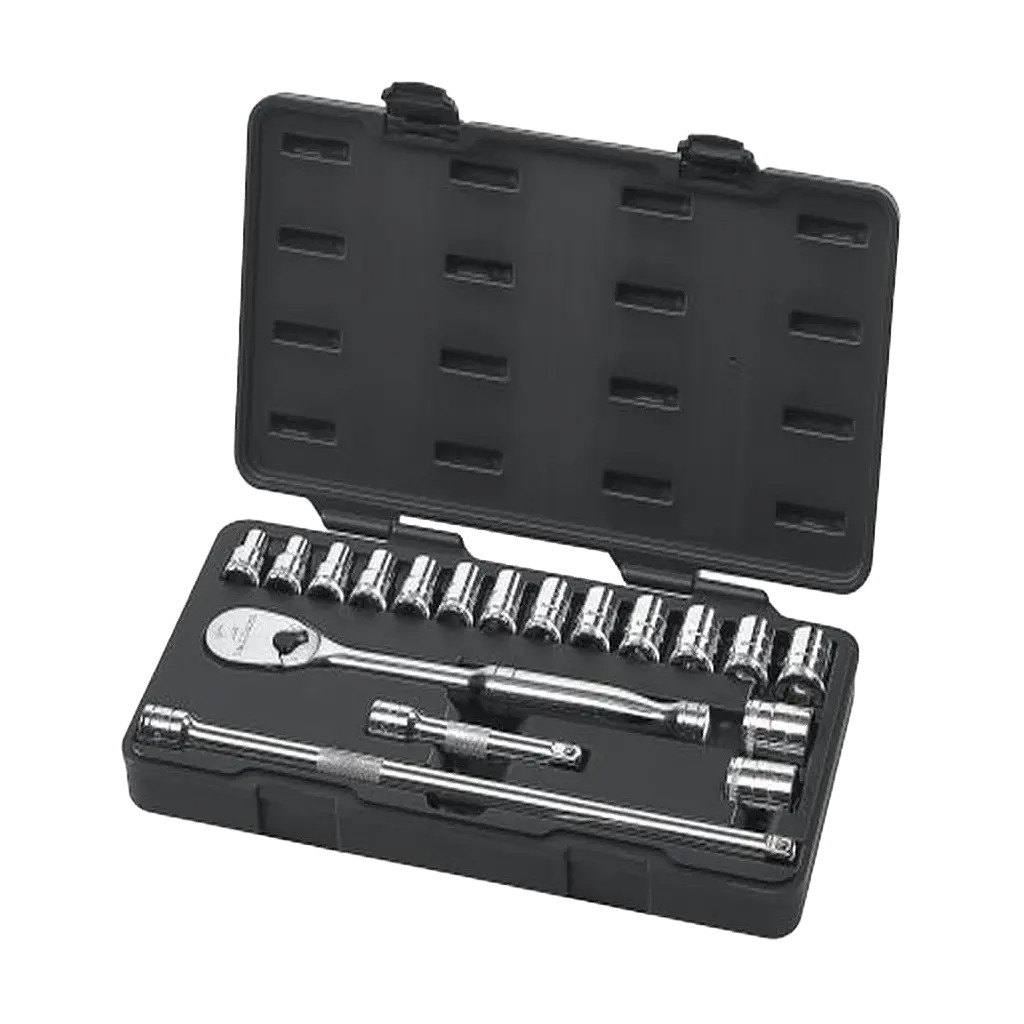 New Gearwrench 18-piece 1/2 Inch Drive 6 Point Standard Metric – P/N 80708
