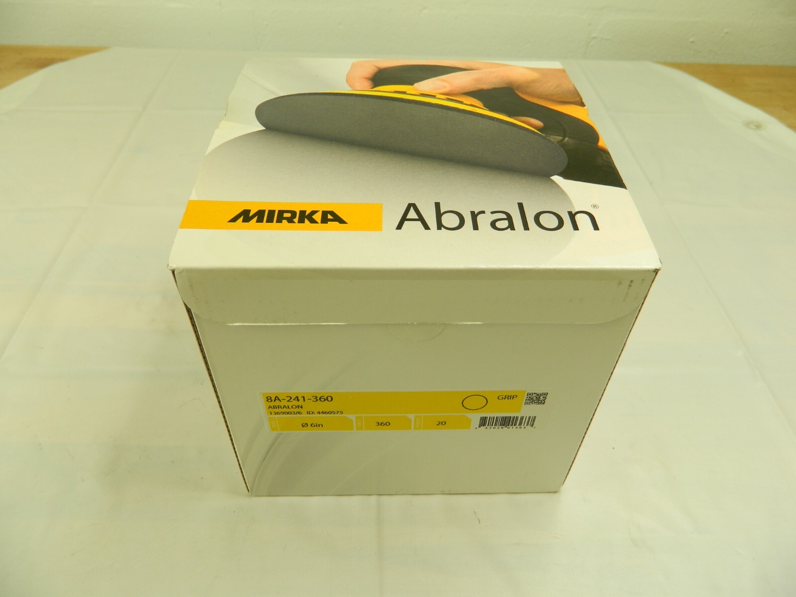 Mirka Abrasives Abralon 6″ 360 Grit Silicon Carbide Hook-and-Loop Discs Qty 20