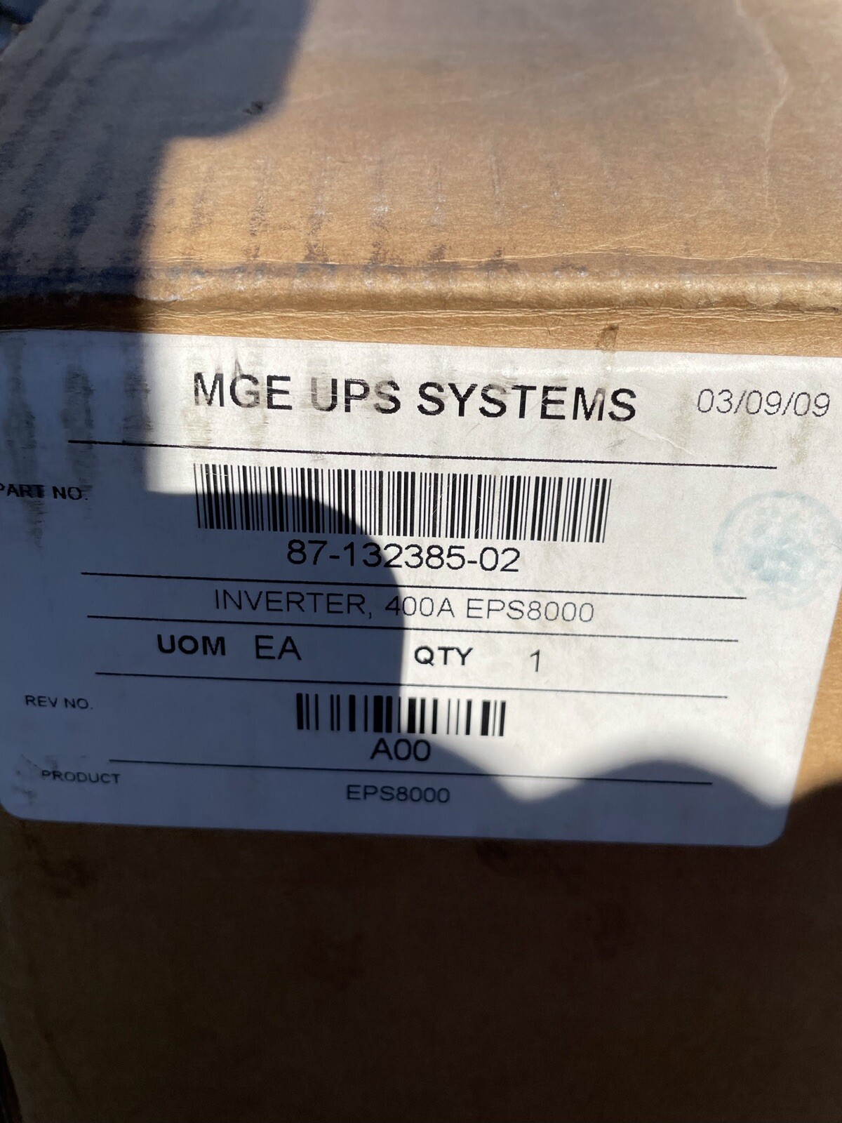 MGE UPS Inverter 72-130073-03 Rev. A02 Used