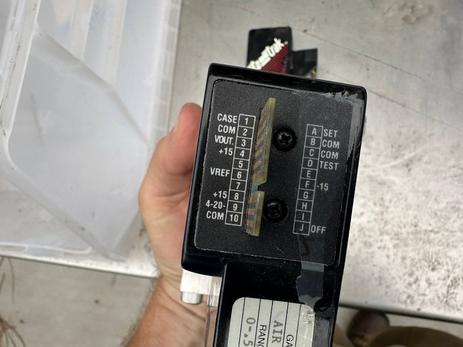 Sierra Auto Trak Mass Flow Meter 0-5VDC P/N 860C-L-2-0V1-SV1-V1-S1
