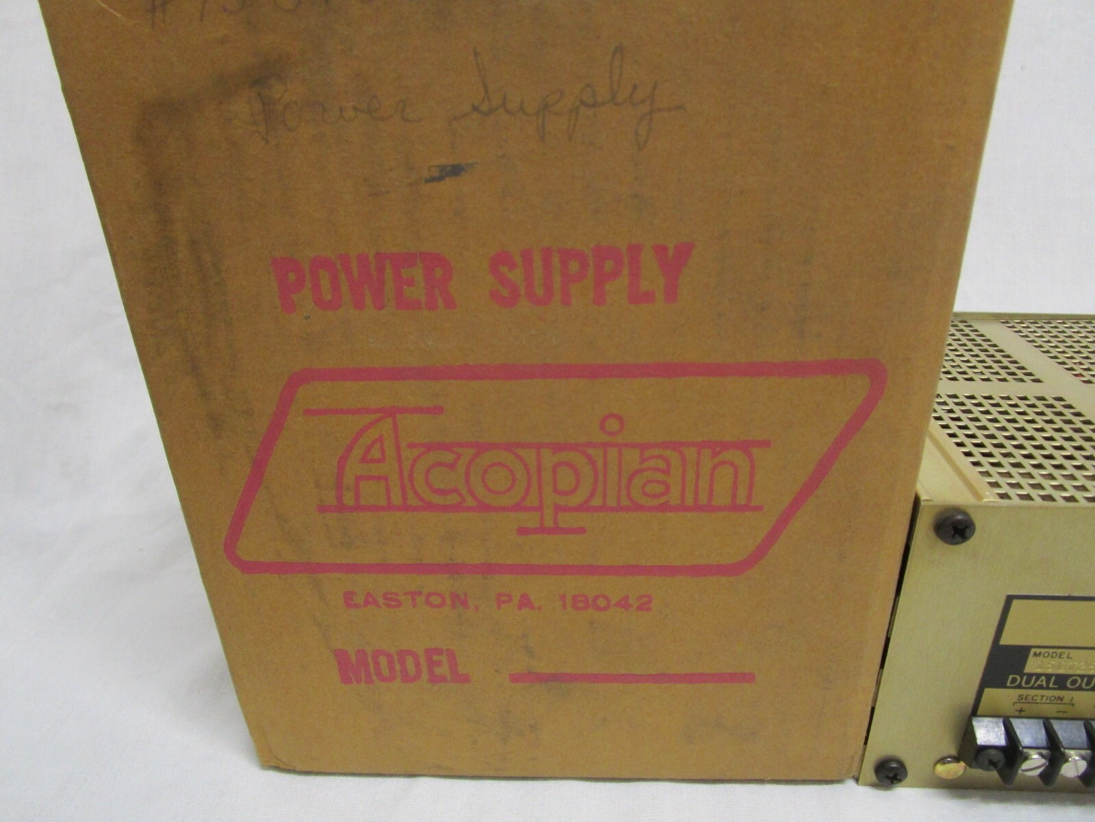 NEW ACOPIAN 15GT25D-15GT100D POWER SUPPLY