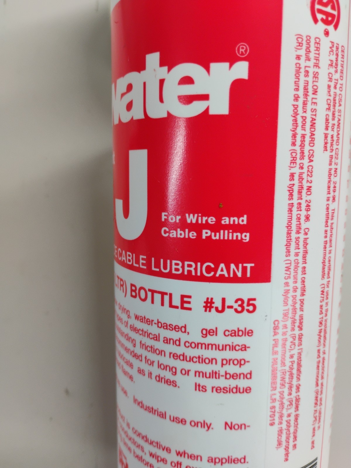 American Polywater J-35 High Performance Cable Lubricant-1 Quart (Lot of 2)