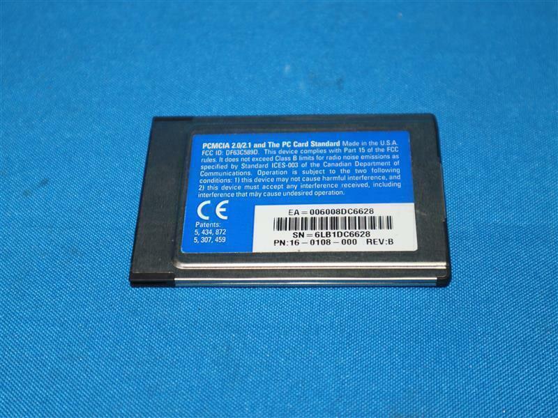 3Com 3C589D-TP 16-0108-000 Rev:B EthernetLink III Lan PC Card for 10BASE-T