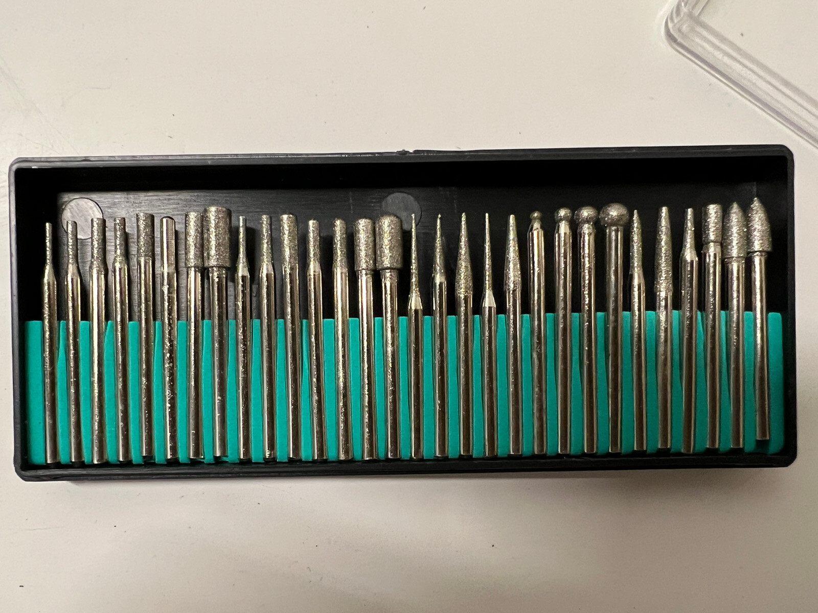 30Pcs 3mm burr bits head grinding needle carving polishing drill