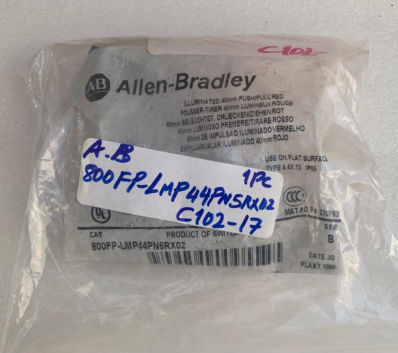 FUJI Electric BW100EAGU-3P100 , 100A Circuit Breaker