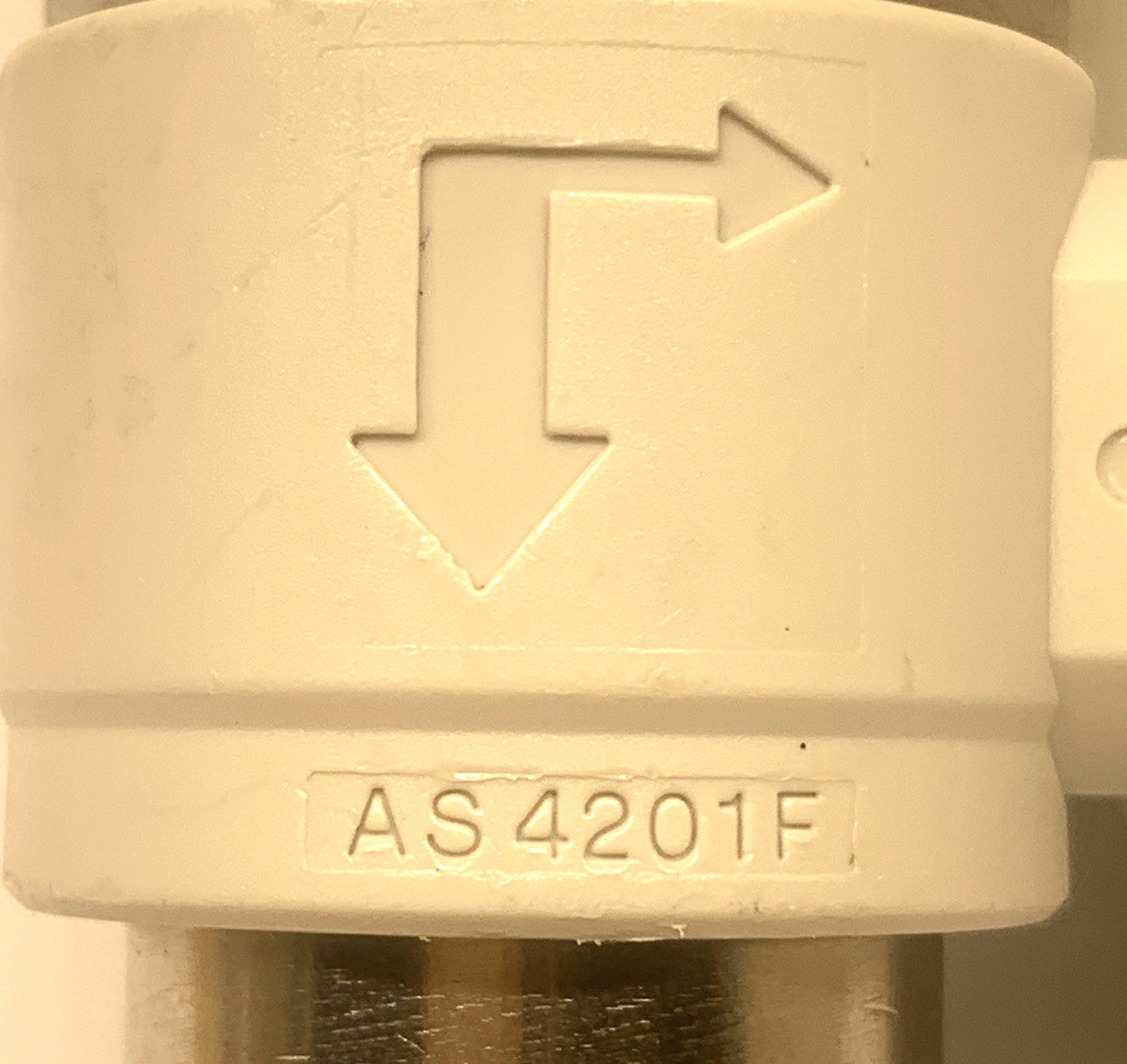 SMC ASP630F-U04-12-X352 SPEED CONTROL VALVE w/MANUAL PILOT CHECK VALVE *NEW*